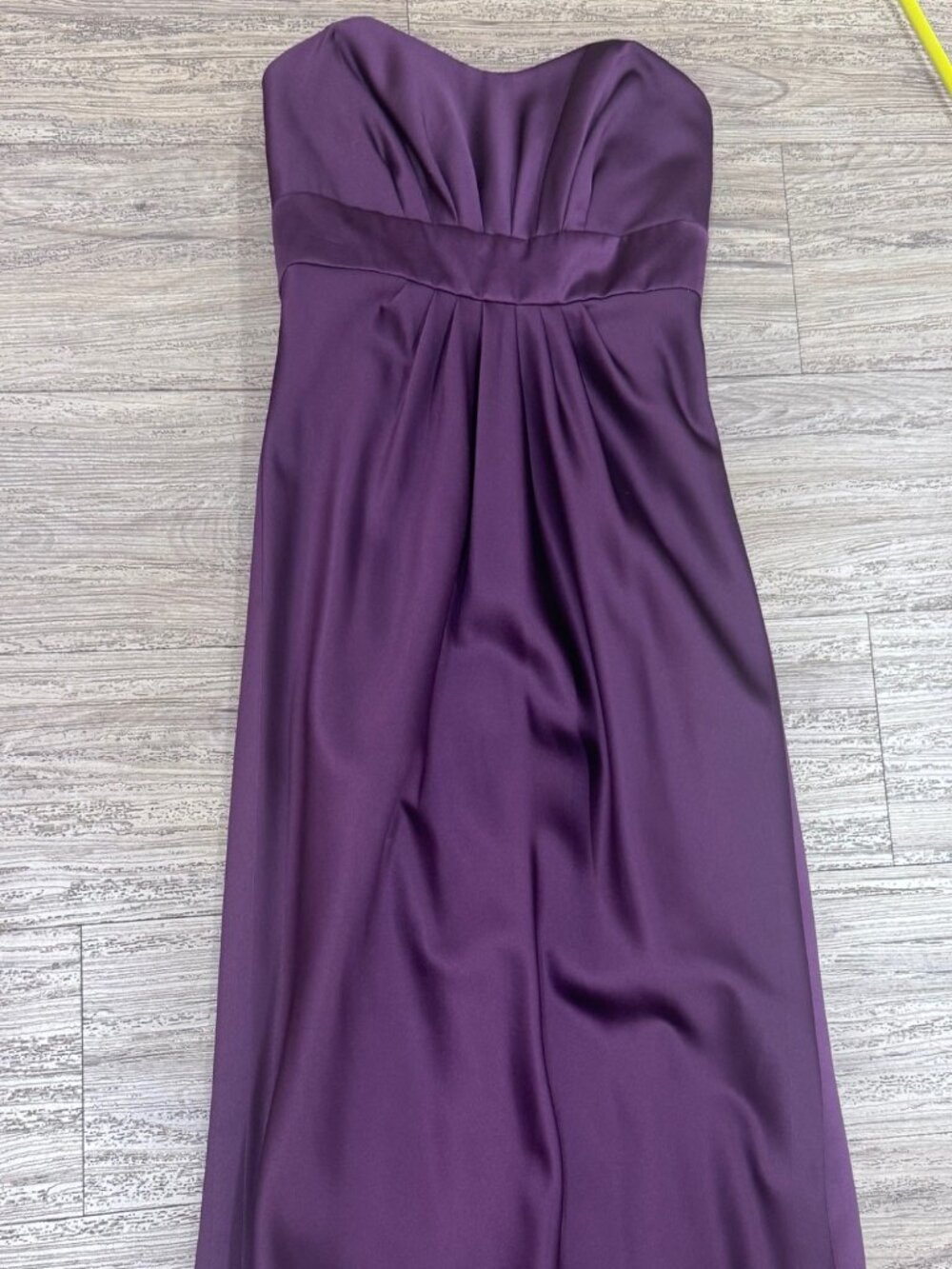 Alfred Angelo strapless dress, size 4, grape